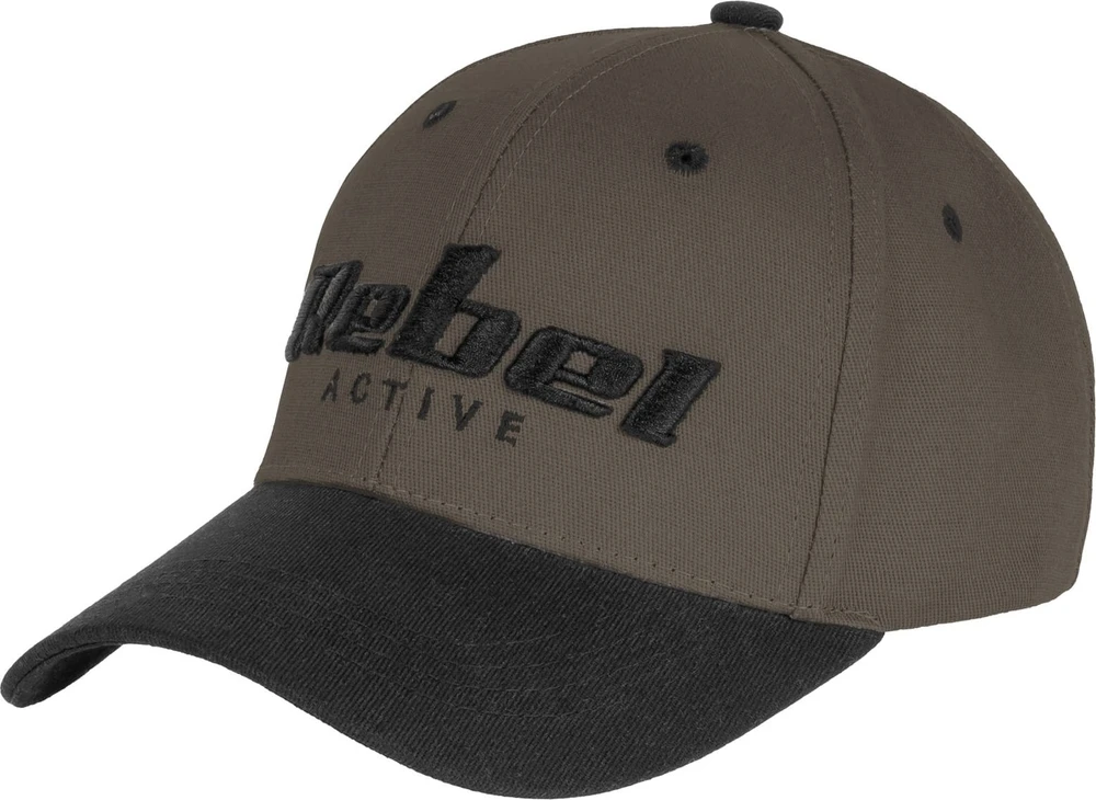Rebel Active kepurė, juoda ir ruda, M dydis