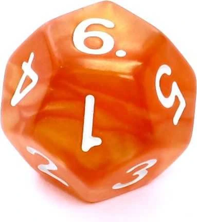 REBEL RPG kauliukų rinkinys – Perlas – Tamsiai Geltona