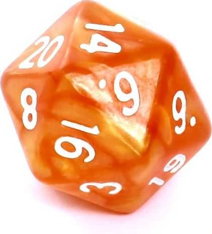 REBEL RPG kauliukų rinkinys – Perlas – Tamsiai Geltona