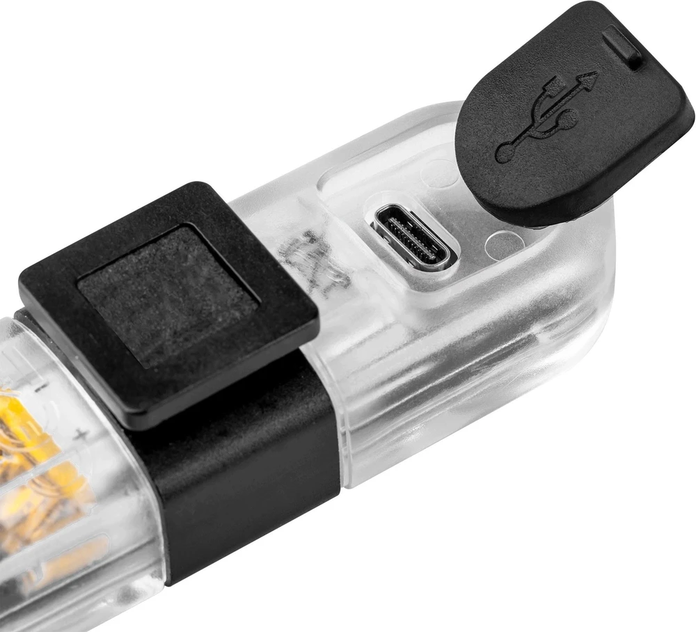 Komplet „Rebel“ dviračio žibintų komplektas (su USB C tipo laidu)