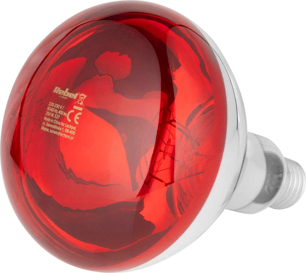 Lampa Rebel R125 infraraudonųjų spindulių lempa, 100 W, 220–240 V