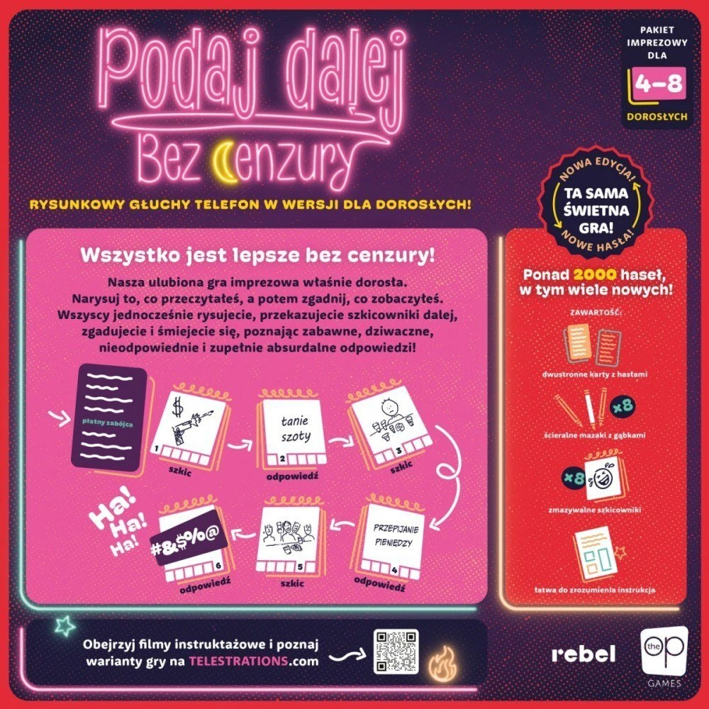 Rebel Gra Žaidimas „Pass It On“, necenzūruotas