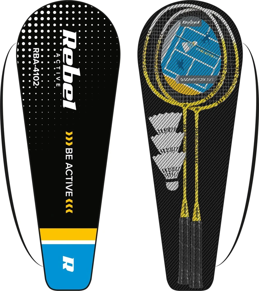 Badmintono rinkinys, aliuminis, REBEL ACTIVE