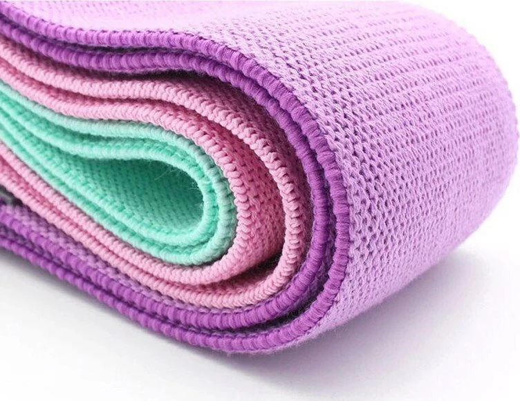 Medžiaginių mankštos juostų rinkinys - Mini Band M, 27-55 kg, 3 medžiaginės juostos, REBEL ACTIVE