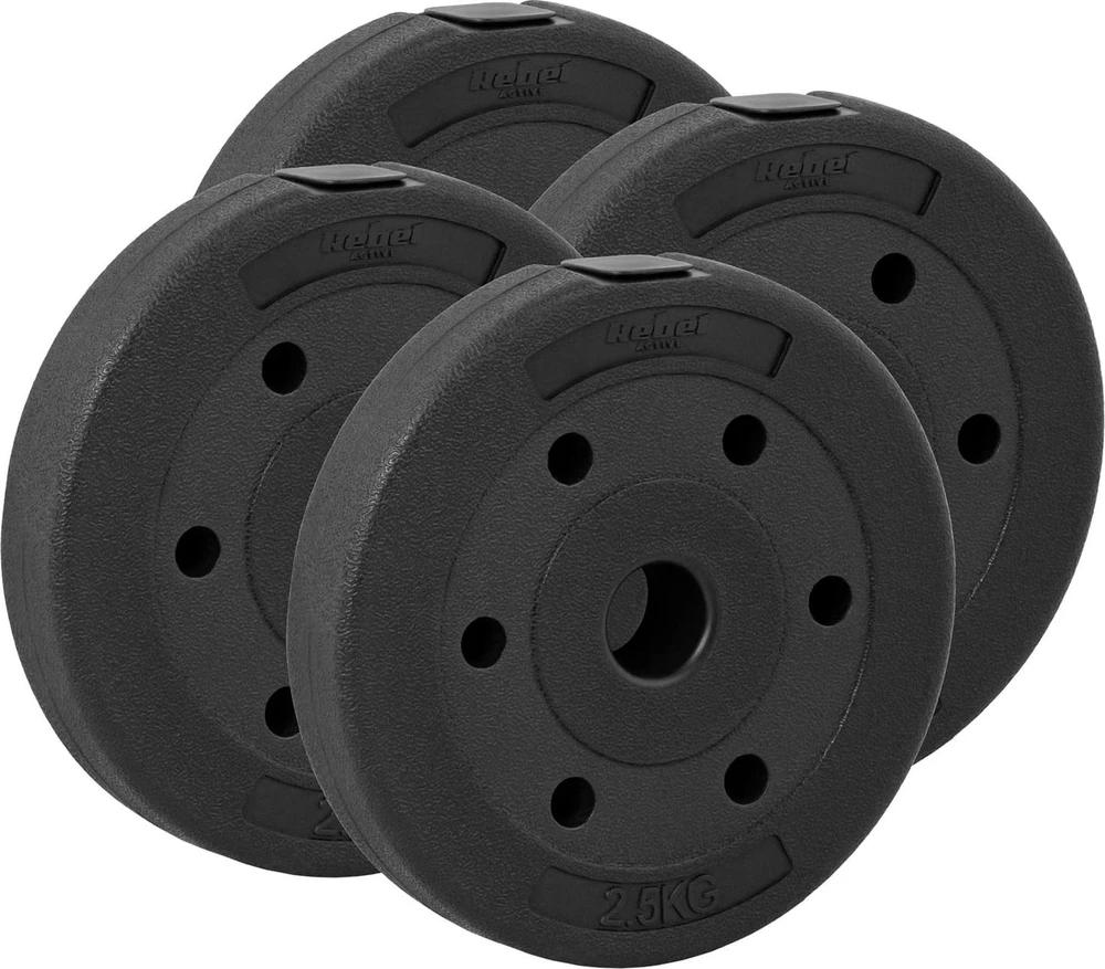 Bituminių apkrovų rinkinys 4x2.5kg, skylė 31mm, REBEL ACTIVE