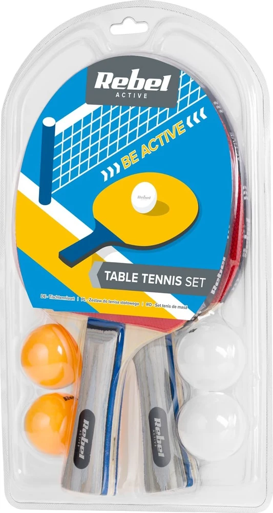 REBEL ACTIVE stalo teniso rakečių rinkinys