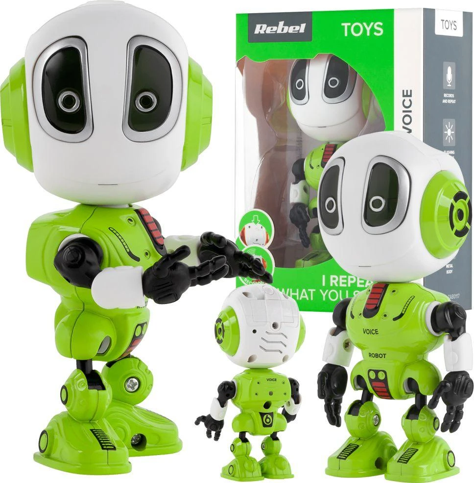 Oem REBEL VOICE robotukas - Žalias