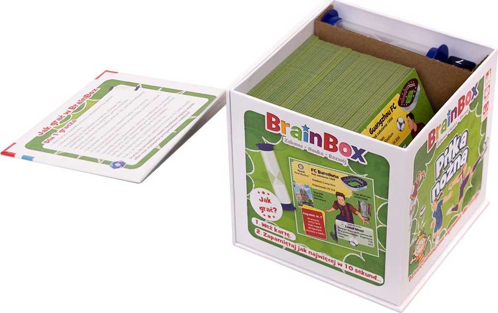 Stalo žaidimas futbolo žinioms lavinti BrainBox REBEL