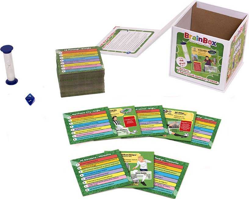 Stalo žaidimas futbolo žinioms lavinti BrainBox REBEL
