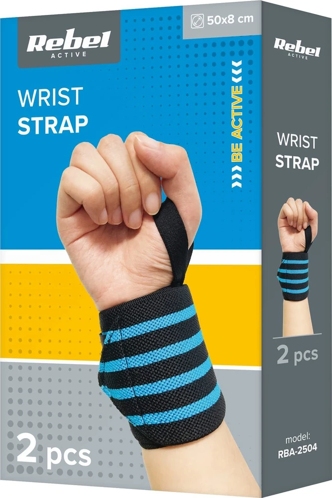 Riešo stabilizatorius, apyrankė 2 vnt, REBEL ACTIVE