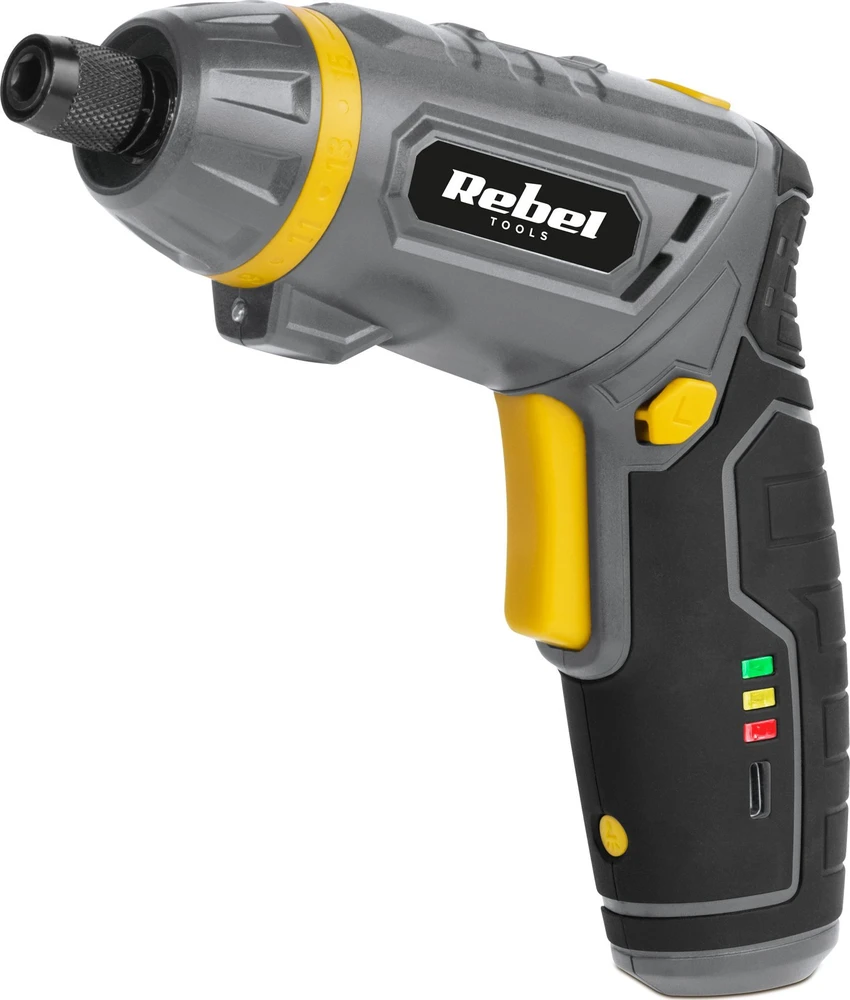 Rebel 4V belaidis atsuktuvas - rinkinys
