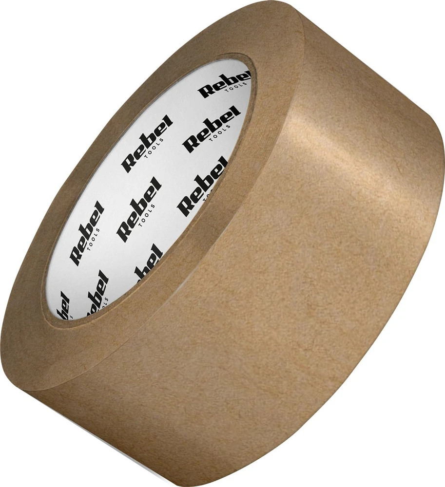 REBEL kraftpopieriaus pakavimo juosta (120 mic x 48 mm x 50 m)