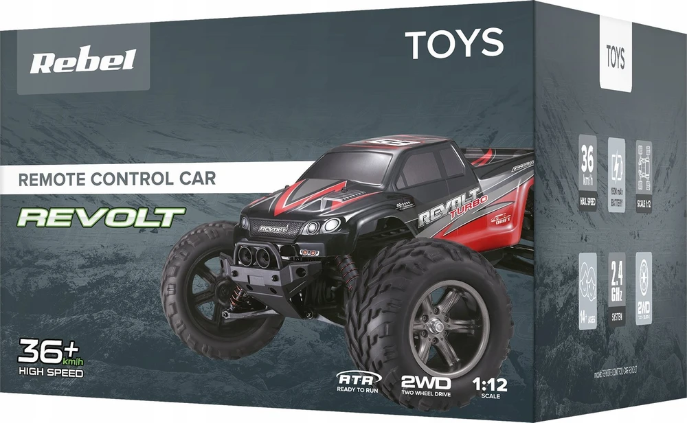 Rebel Nuotoliniu būdu valdomas automobilis REVOLT