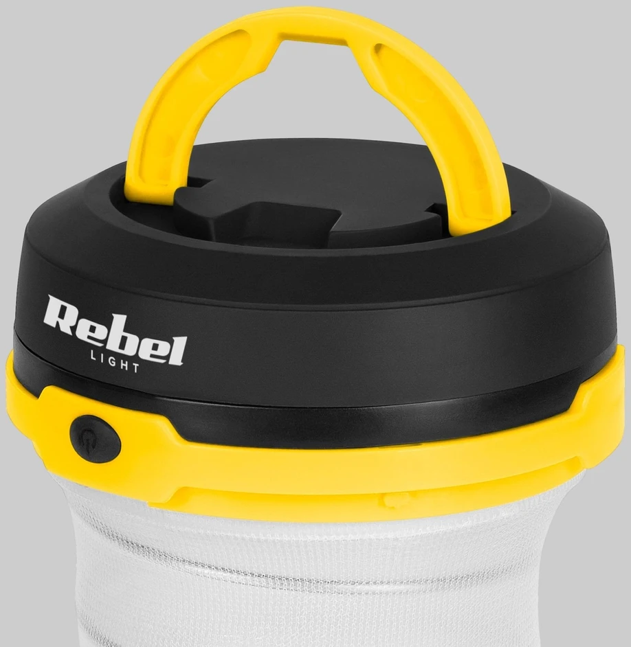 Rebel LED stovyklavimo lempa