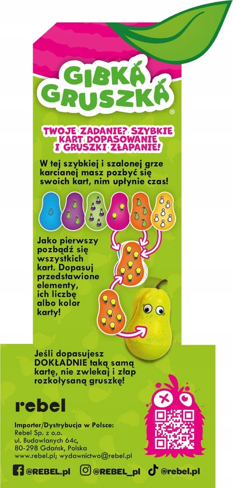 Rebel žaidimas Lankstus kriaušė 90606