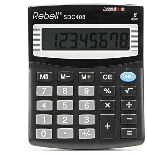 Skaičiuotuvas mažas stalinis Rebell SDC408