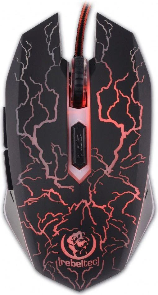 Pelė žaidimams Rebeltec Diablo, Juoda