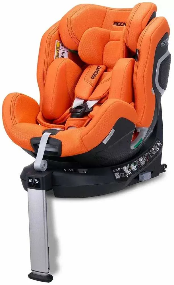 Recaro Xenon 1 oranžinė kėdutė su atramine koja