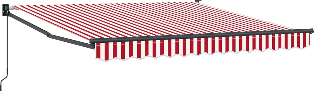 Ištraukiama markizė Raudona ir balta 350 x 250 cm