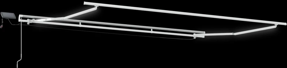 Ištraukiama markizė Geltona ir Oranžinė 500 × 300 cm