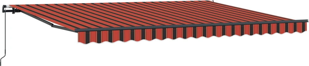 Ištraukiama markizė oranžinė ir ruda 450 × 350 cm