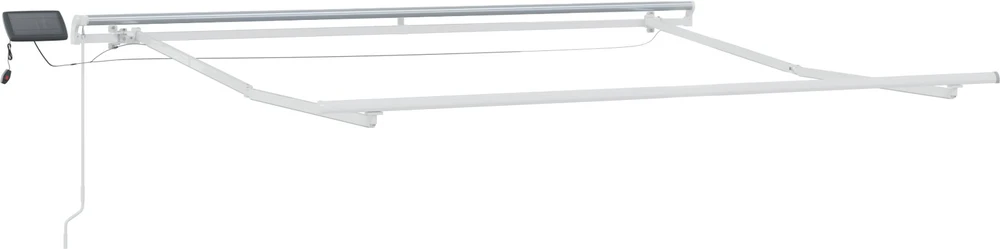 Ištraukiama markizė Raudona 300 x 250 cm Audinys ir aliuminis