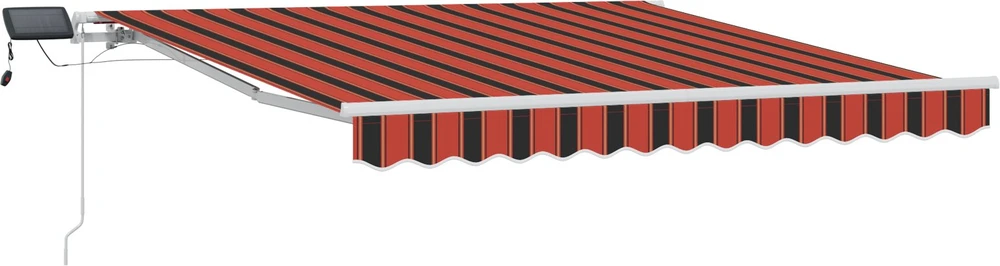 Ištraukiama markizė oranžinė ir ruda 300 x 250 cm