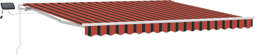Ištraukiama markizė oranžinė ir ruda 400 × 300 cm