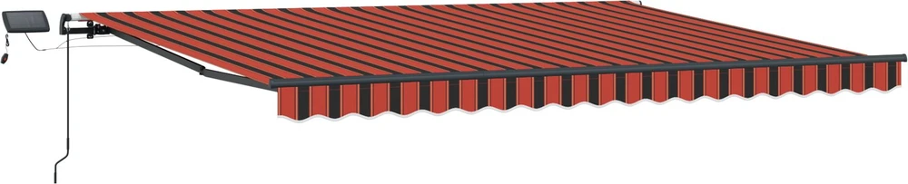 Ištraukiama markizė oranžinė ir ruda 400 × 350 cm