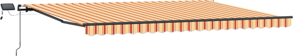 Ištraukiama markizė Geltona ir Oranžinė 500 × 300 cm