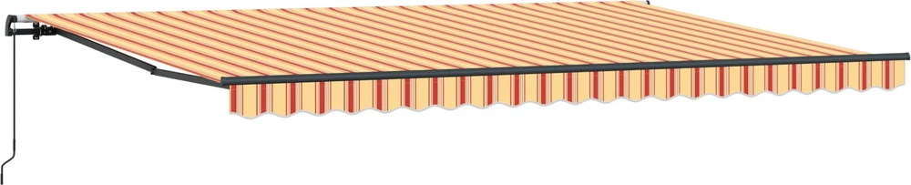 Ištraukiama markizė Geltona ir Oranžinė 500 × 300 cm