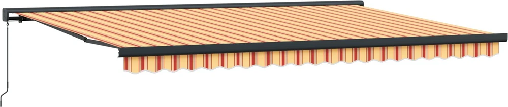Ištraukiama markizė Geltona ir Oranžinė 500 × 300 cm