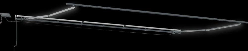 Ištraukiama markizė oranžinė ir ruda 600 × 300 cm