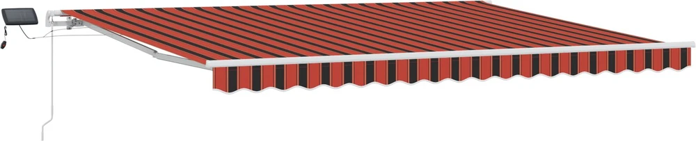 Ištraukiama markizė oranžinė ir ruda 450 × 300 cm
