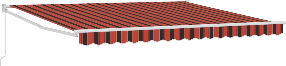 Ištraukiama markizė Geltona ir Oranžinė 400 × 350 cm