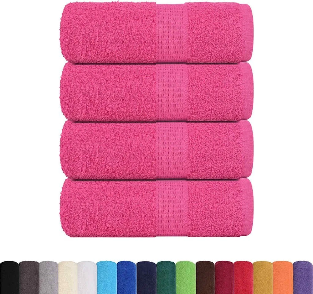 Rankšluostis Rankšluosčiai FROGN 4 vnt., rožiniai, 30x30 cm, 360 g/m²