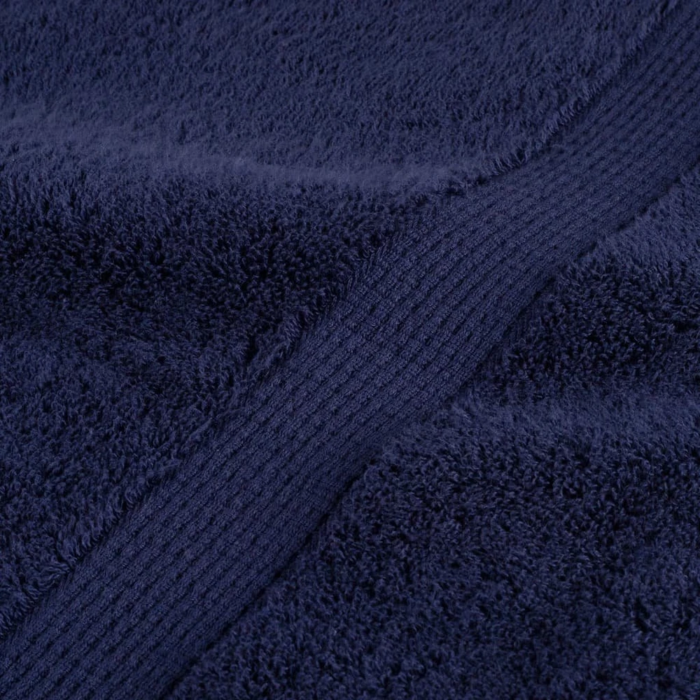 Rankšluostis Aukščiausios kokybės svečių rankšluosčiai SOLUND, 10 vnt., tamsiai mėlyni, 30x50 cm, 600 g/m²