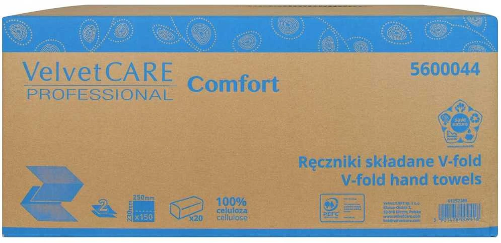 Velvet SULANKSTYTAS POPIERINIS RANKŠLUOSTIS VELVET ZZ 20X150 COMFORT 9418