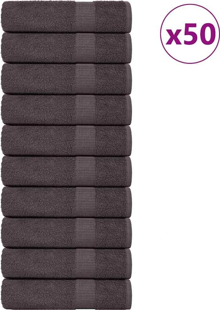 Rankšluostis Rankšluosčiai, FROGN, 50 vnt., antracito spalvos, 50x100 cm, 360 g/m²