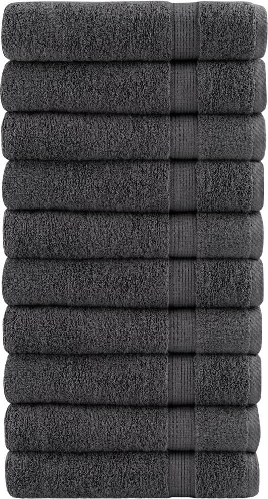 Rankšluostis Rankšluosčiai rankoms, SOLUND, 10vnt. antracito 50x100cm 600g/m²