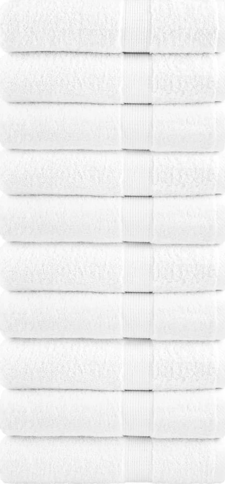 Rankšluostis Rankšluosčiai rankoms, SOLUND, 10vnt., balti, 50x100cm, 600g/m²
