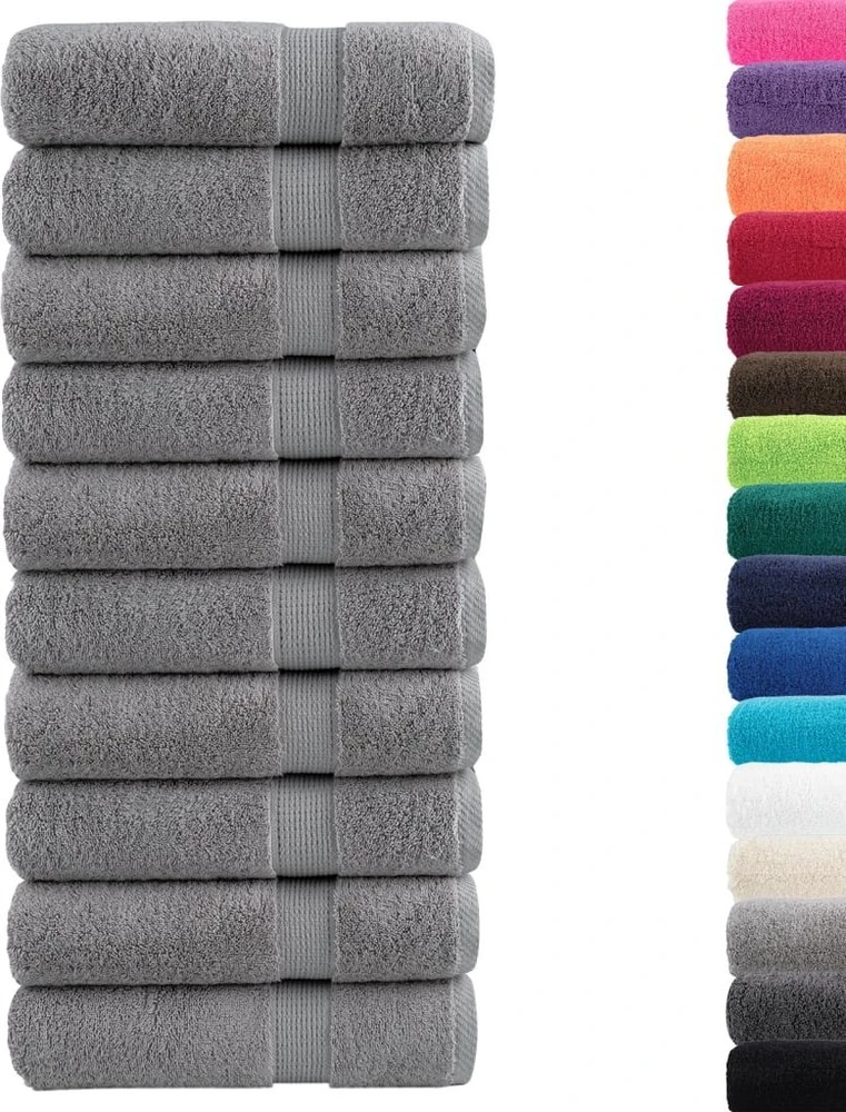 Rankšluostis Rankšluosčiai rankoms SOLUND, 10vnt. pilki 50x100cm 600g/m²