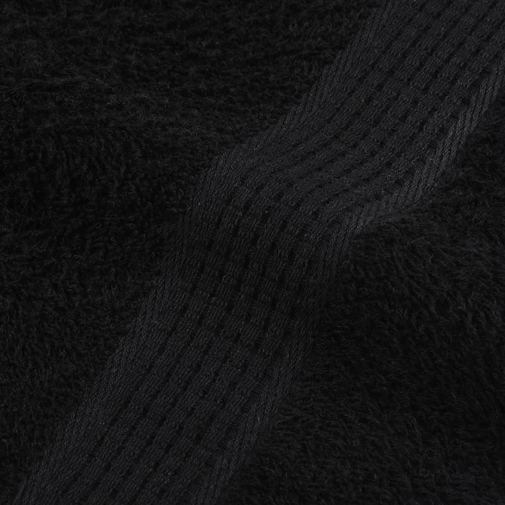 Rankšluostis Dušo rankšluosčiai, FROGN, 4 vnt., juodi, 70x140 cm, 360 g/m²