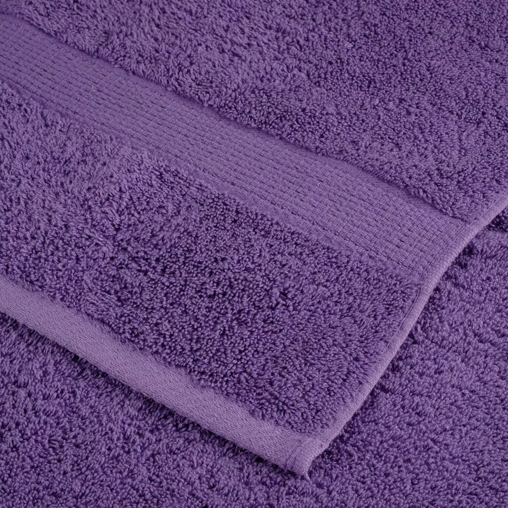 Rankšluostis Dušo rankšluosčiai SOLUND, 4vnt., violetiniai, 70x140cm 600g/m²