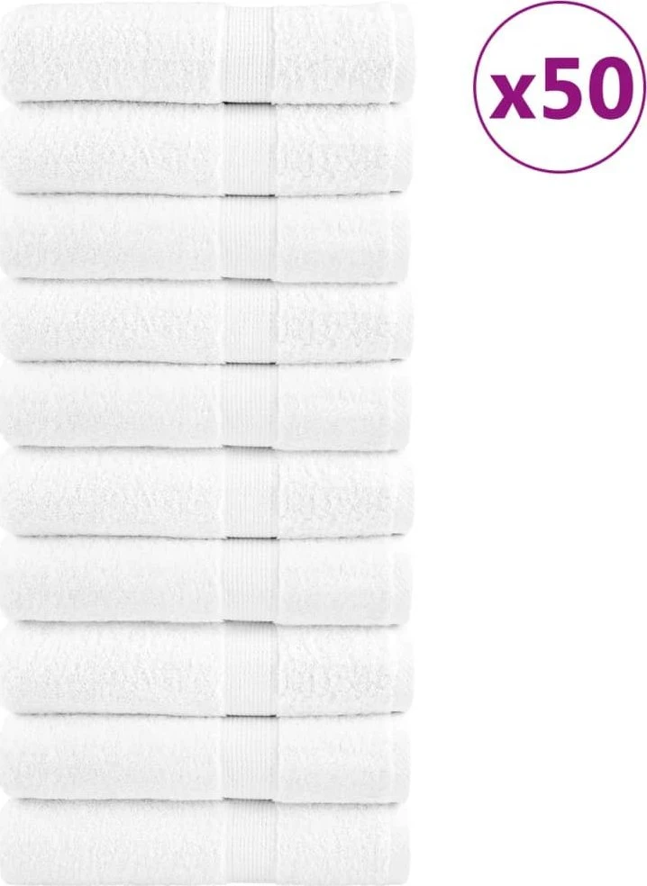Rankšluostis Rankšluosčiai rankoms SOLUND, 50vnt., balti, 50x100cm, 600g/m²