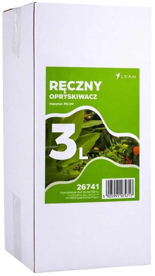Lean Rankinis slėginis purkštuvas 3 l