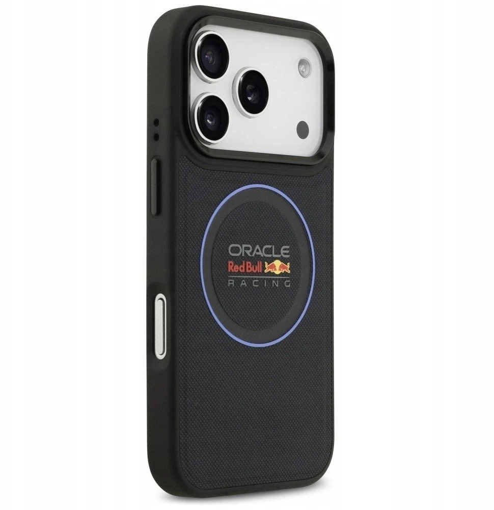 Red Bull Raudona Bull Dėklas Raudona Bull Meshed Mėlyna Ring & Metal Mygtukai MagSafe Apple iPhone 17 Pro navy