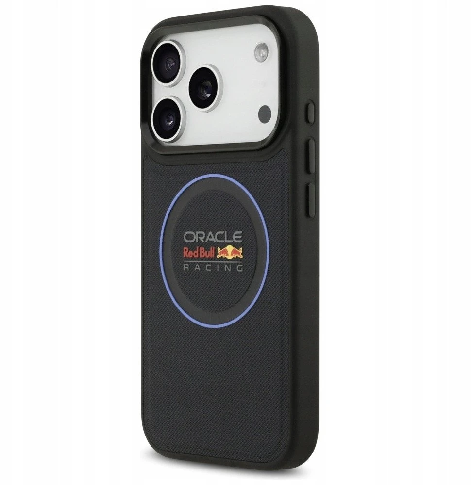 Red Bull Raudona Bull Dėklas Raudona Bull Meshed Mėlyna Ring & Metal Mygtukai MagSafe Apple iPhone 17 Pro navy