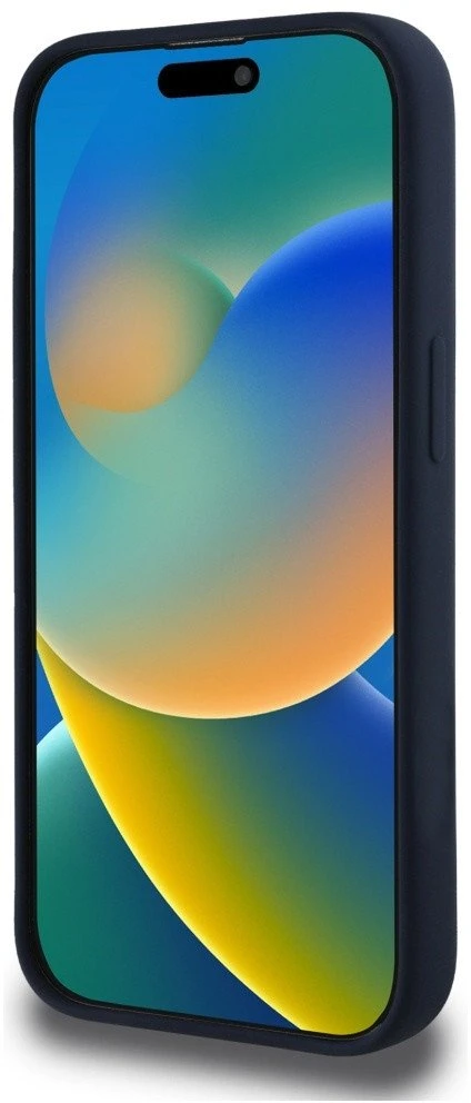 Red Bull Raudona Bull Dėklas Raudona Bull HC Silicone ORBR20 Logo Raudona Lining Apple iPhone 15 Pro MagSafe navy mėlynas
