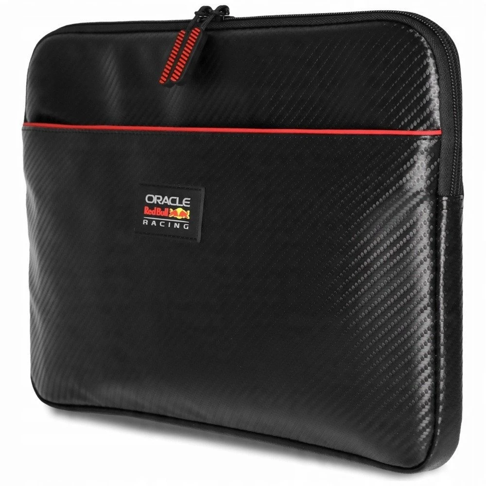 Red Bull Raudona Bull Raudona Bull PU Carbon kompiuterio dėklas 13/14" juodos spalvos